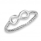 Sterling Silver 925 Infinity Ring