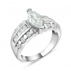 Sterling Silver Wedding Style Ring