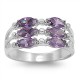 Sterling Silver Purple Stone Ring