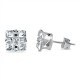 5mm Sterling Silver Square Stud Earrings