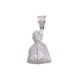 925 Sterling Silver Money Bag Pendant