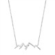 Sterling Silver Mountains Necklace