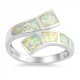 Sterling Silver Opal Wrap Ring