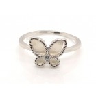 Mother of Pearl Butterfly Ring