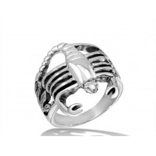 Sterling Silver Scorpion Scorpio Ring