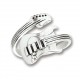 Sterling Silver Guitar Adjustable Ring