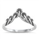 Sterling Silver Mushroom Ring