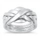 Puzzle Ring 925 Silver