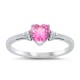 Pink Heart Ring
