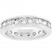 Sterling Silver Lustrous Eternity Band