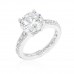 Micropave Cubic Zirconia Engagement Ring