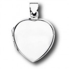  Sterling Silver Cute High Polish Heart Locket
